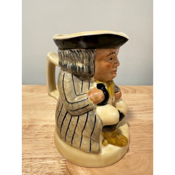 Wood Potters of Burslem Handpainted Toby /Character Jug Man w Ale JL - Picture 7 of 11